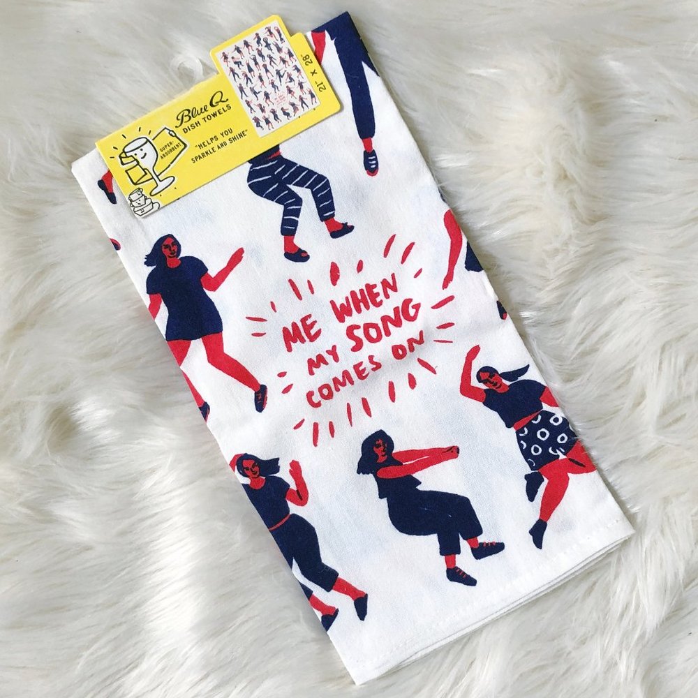 Blue Q Screenprinted Dish Towel